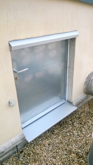 Bloc porte metal